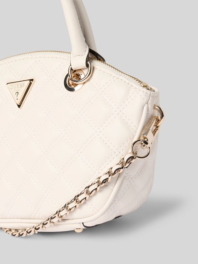 Guess Handtasche mit Steppnähten Modell 'GIULLY' Offwhite 3