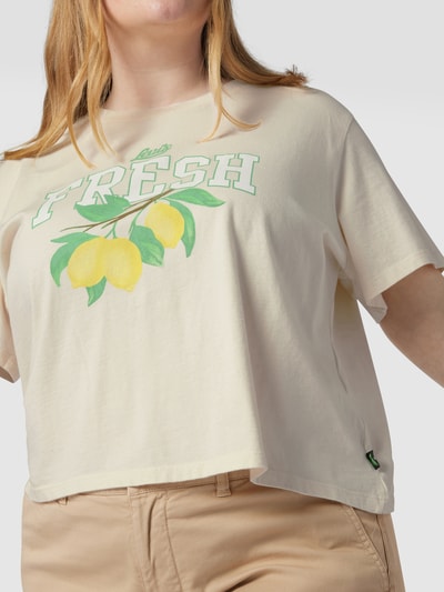 Levi's Plus PLUS SIZE T-shirt met motiefprint Offwhite - 3