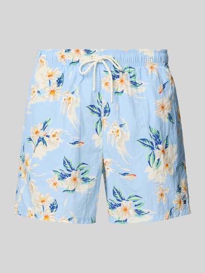 Tommy Hilfiger Badeshorts mit Allover-Muster Bleu 1