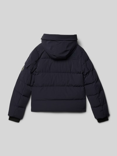 CARS JEANS Kurtka pikowana o kroju regular fit z aplikacją z logo model ‘Camden’ Granatowy 3