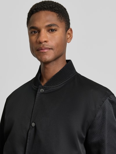 BOSS Bluzon w kroju relaxed fit model 'H-COVER' Czarny 3