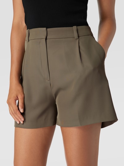 Jake*s Collection Shorts mit Hakenverschluss Khaki 3