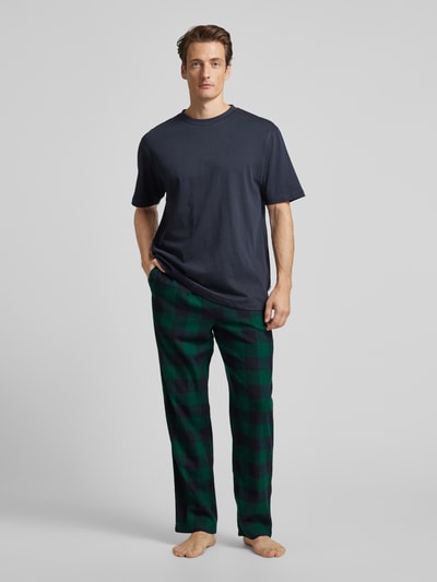 Tommy Hilfiger Pyjamabroek met labeldetail Donkergroen - 1