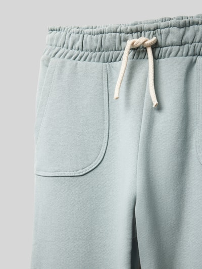 Lil Atelier Regular fit sweatpants met opgestikte zakken, model 'JOBO' Mintgroen - 2