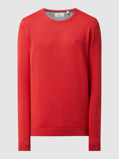 s.Oliver RED LABEL Pullover aus Baumwolle  Rot 2