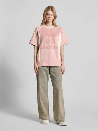 ANOTHER COTTON LAB T-Shirt mit Label-Print Pink 1