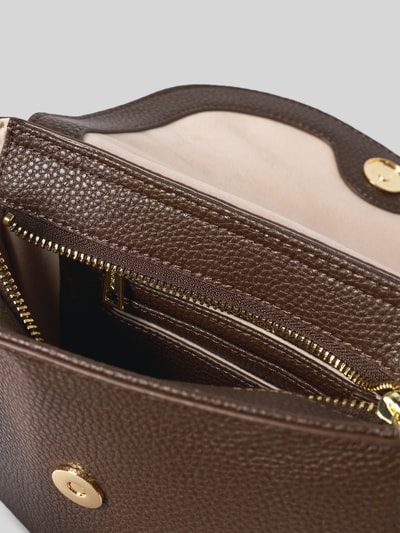 Hey Marly Handtas van een mix van runderleer, model 'Soul Sister' Donkerbruin - 5