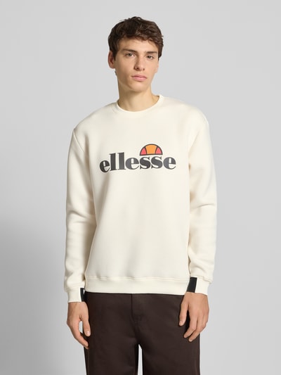 Ellesse Bluza z nadrukiem z logo model ‘CORVARO’ Złamany biały 4