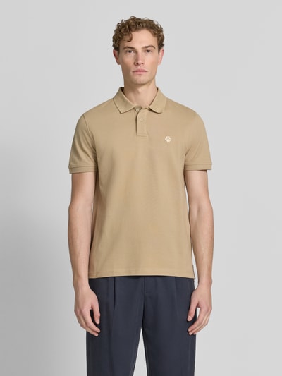MCNEAL Regular Fit Poloshirt mit Label-Stitching Mud 4