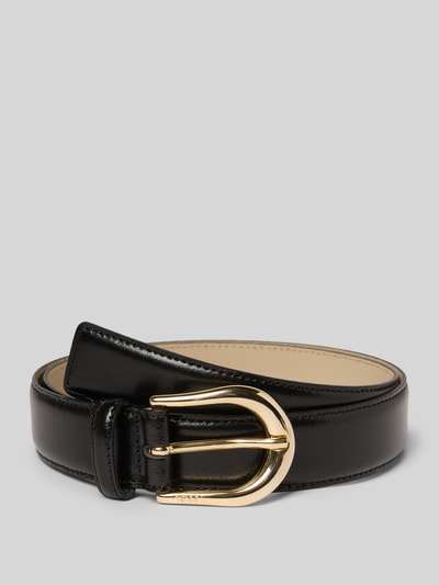 BOSS Ledergürtel mit Dornschließe Modell 'Carol' Black 1