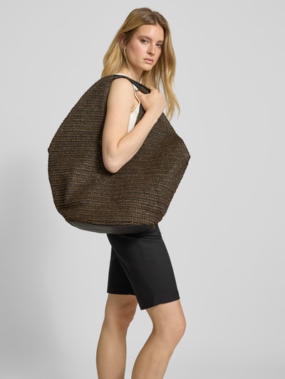 Someday Handtasche in Flecht-Optik Modell 'Besort' Dunkelbraun 1
