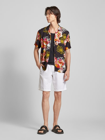 Superdry Slim Fit Freizeithemd mit Allover-Print Modell 'HAWAIIAN' Black 1