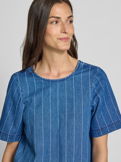 Vero Moda A-Linie Jeansbluse aus reiner Baumwolle Modell 'TRILLE' Jeansblau 3