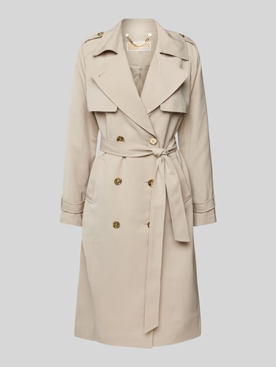 MICHAEL Michael Kors Trenchcoat mit Bindegürtel Modell 'DRAPEY' Sand 1