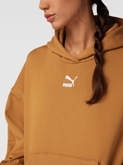 Puma Oversized Hoodie mit Kapuze Haselnuss Braun 3