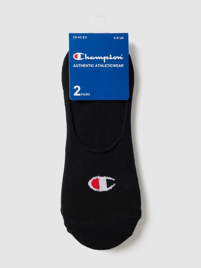 CHAMPION Füßlinge mit Logo-Detail Schwarz 3