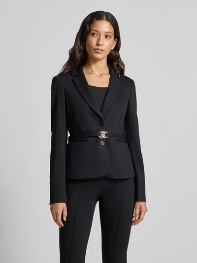 Liu Jo White Blazer met tailleriem Zwart - 4