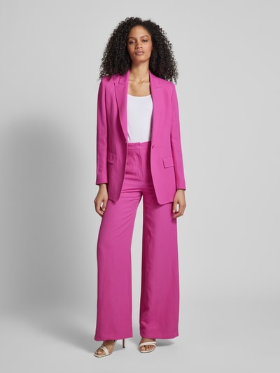 Max Mara Studio Blazer met klepzakken, model 'GITANE' Felroze - 1