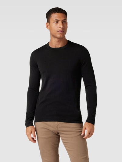 DRYKORN Strickpullover mit Rundhalsausschnitt Modell 'IRMINO' Black 4