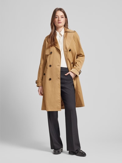 BOSS Trenchcoat mit Taillengürtel Modell 'Conny' Camel 1