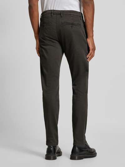 MAC Regular fit chino met steekzakken opzij, model 'Lennox' Olijfgroen - 5