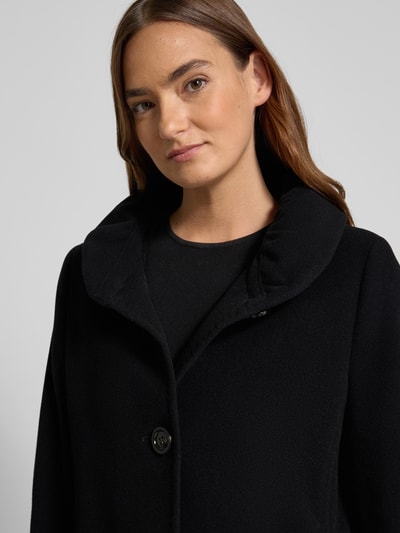 Gil Bret Regular Fit Mantel aus Lanawoll-Mix mit Kaschmir-Anteil Black 3