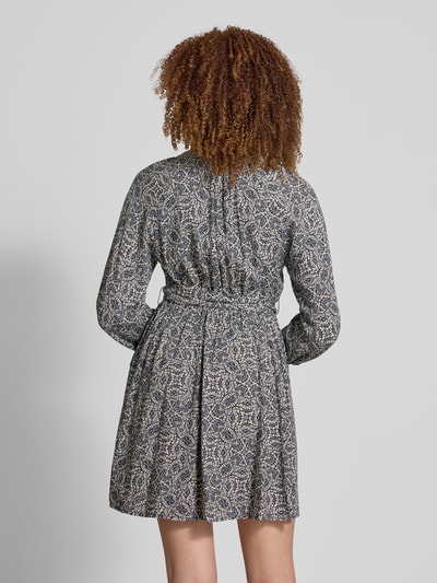 Only Soepele mini-jurk van pure viscose, model 'NOVA' Jeansblauw - 5