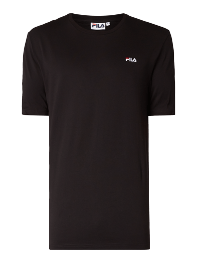 FILA T-shirt z wyhaftowanym logo Czarny 2