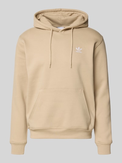 Produktfoto, Hoodie z känguru kieszenią z mieszanki bawełny, krój regular fit, wyhaftowane logo, adidas Originals