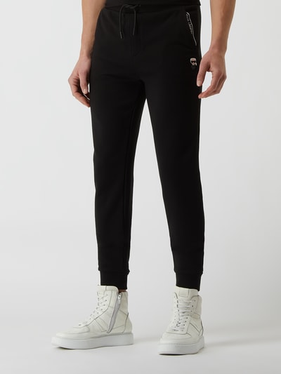 Karl Lagerfeld Sweatbroek met logodetails  Zwart - 4