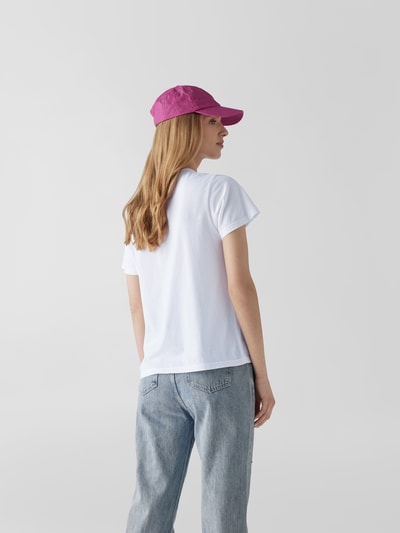 AGOLDE T-Shirt mit geripptem Rundhalsausschnitt Weiß 5