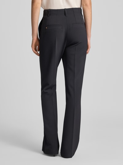 Marc Cain Spodnie materiałowe z kieszeniami z tyłu Czarny 5