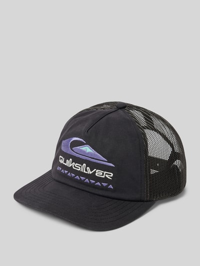 Quiksilver Trucker Cap mit Label-Stitching Modell 'OASIS' BLACK 1