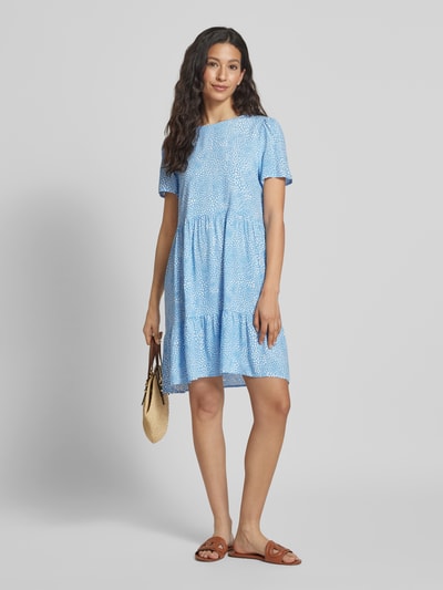 Vila Minikleid aus Viskose im Stufen-Look Royal 1