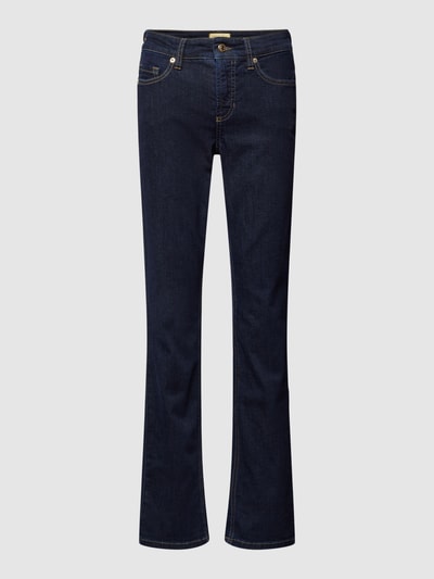 Cambio Rinsed-washed jeans in 5-pocketmodel, model 'PIPER' Donkerblauw - 2