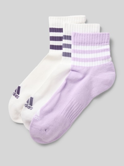 adidas Sportswear Socken mit Logo-Stitching Modell 'Mid' im 3er-Pack Flieder 1