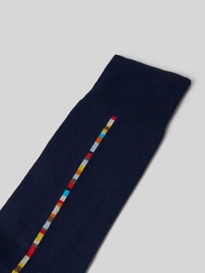 PAUL SMITH Socken mit Strukturmuster Modell 'VITTORE' Marine 2
