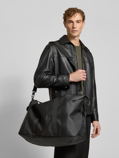 Rains Weekend Bag mit Logo-Detail Modell 'Hilo' Black 1