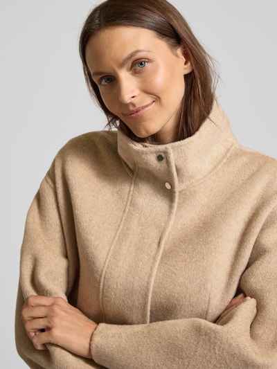 Someday Relaxed Fit Wolljacke mit Kaschmir-Anteil Modell 'VARAH PURE' Sand 3