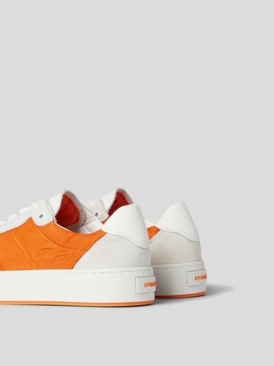 Copenhagen Sneaker mit Kontrastbesatz Orange 3
