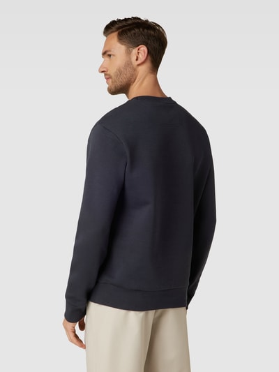 BOSS Green Sweatshirt mit Label-Print Modell 'Salbo' Marine 5