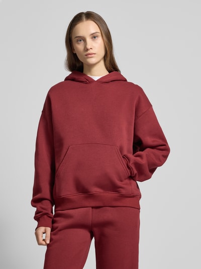 Gina Tricot Hoodie met oversized schouders Kersenrood - 4