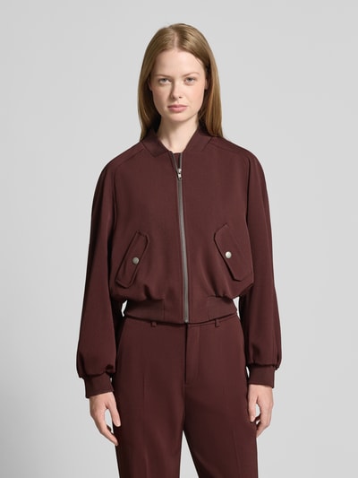 Drykorn Blazer mit Reißverschluss Modell 'MARHAM' Bordeaux 4