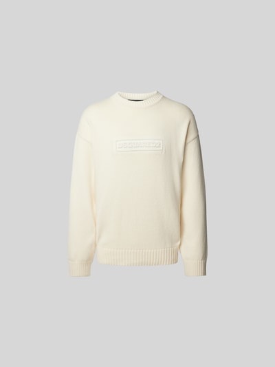 Dsquared2 Pullover in Strick-Optik Offwhite 2