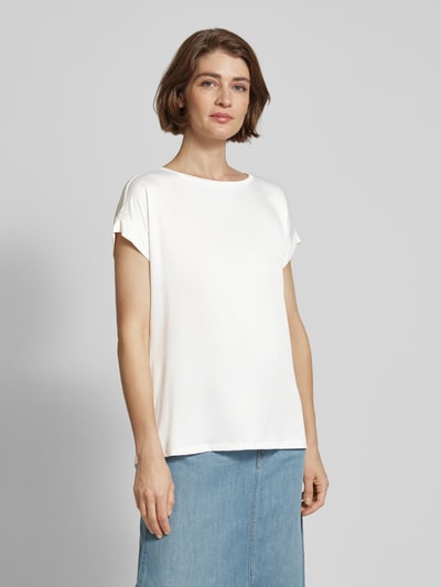 Christian Berg Woman T-shirt van satijn Offwhite - 4