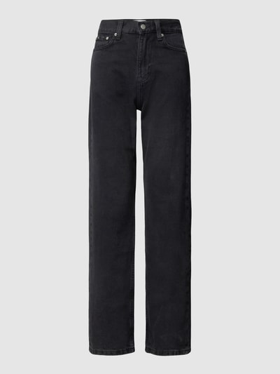 Calvin Klein Jeans Jeansy z wysokim stanem i 5 kieszeniami Czarny 2