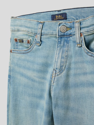 Polo Ralph Lauren Teens Jeansy z prostą nogawką i naszywką z logo model ‘ELDRIDGE’ Jeansowy niebieski 2