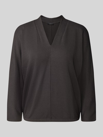 OPUS Loose Fit 3/4-Shirt aus Viskose-Mix Modell 'Sluto' Mittelgrau 1