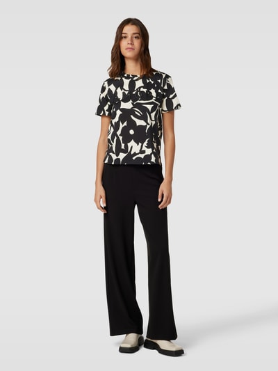 Weekend Max Mara T-Shirt mit Allover-Print Modell 'CERCHIO' Black 1