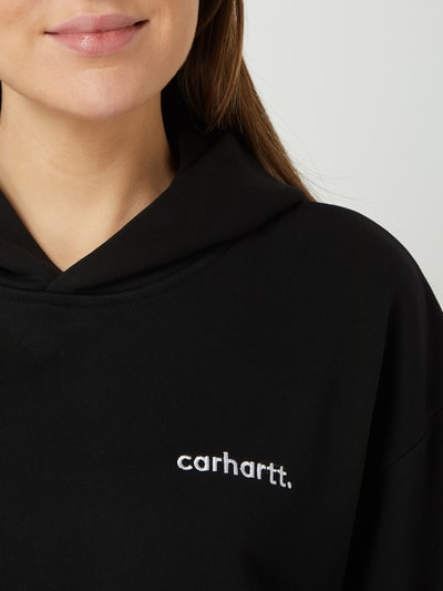 Carhartt Work In Progress Bluza z kapturem z logo Czarny 3